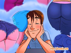 Dat ass jab comix. Young naughty young man become fanatic of round plump butts