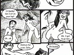 Free ay papi 13. Two little bitches with cum covered faces and wet toon pussies