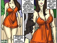 Interracial cartoons. My pussy is aching for his big black cock, I finger myself thinking about it