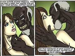 Black cartoon sex. She also did not hesitate to take every loads of black seed deep in her womb