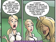 Amazing John Persons porno comic lesbian session with nice busty beauties starving for juiciest orgasms