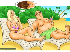 Porn cartoons. All you rich bitches are all the same wanting our big black cocks in that white pussy!